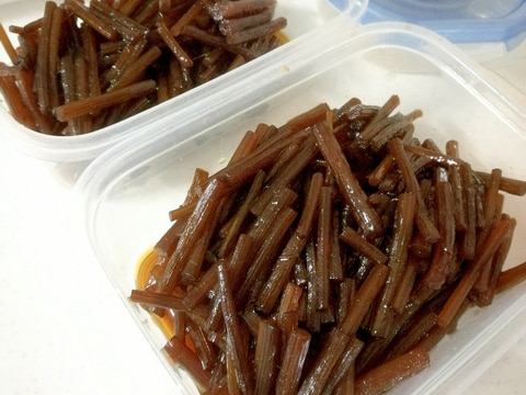 おすそ分けできる!ふきの佃煮(きゃらぶき)